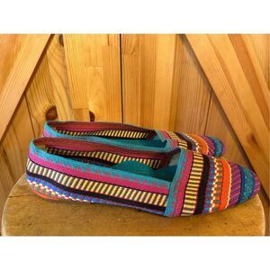 Beacon Phoenix Slip On Striped Ballet Multi Stripe Size 11AA
